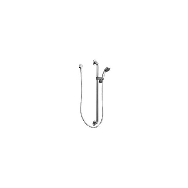 Slide Bar/Grab Bar Shower Chrome/Stainless